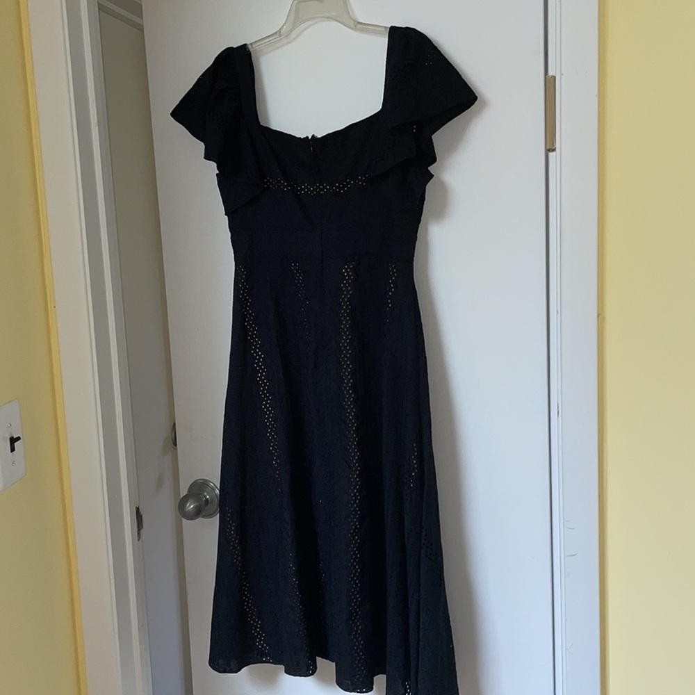 BCBG black eyelet dress - Picture 5 of 5